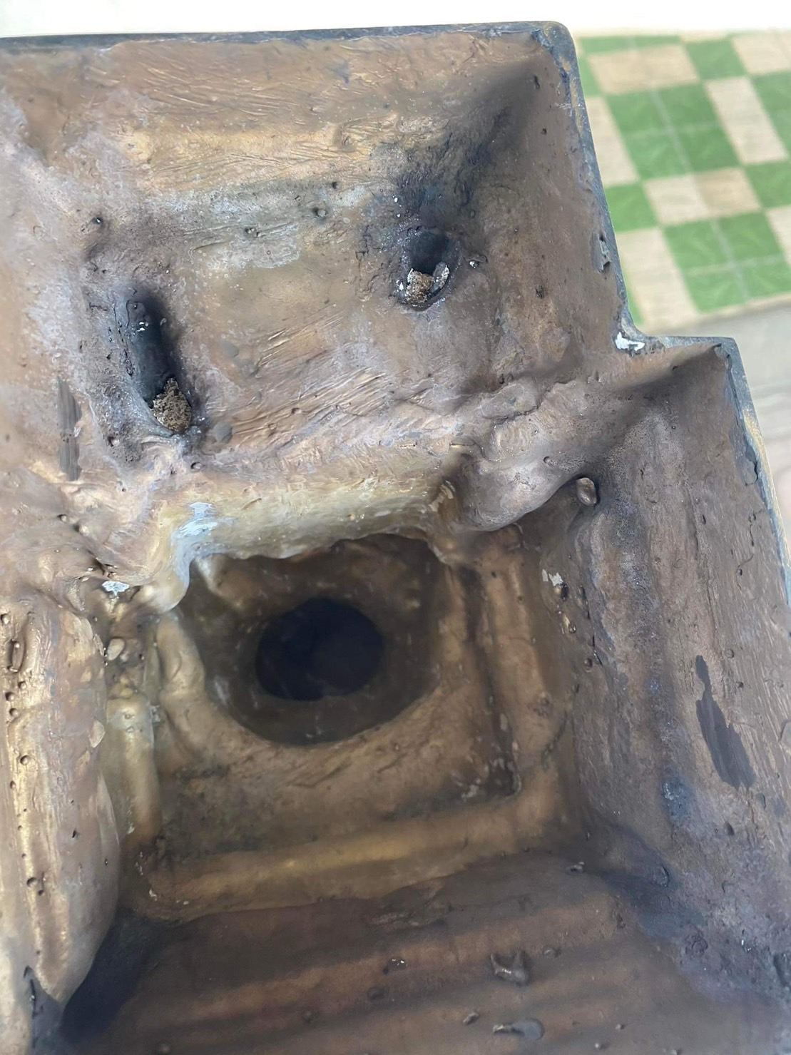 รูปหล่อสมเด็จพระนเรศวรมหาราช หน้าตัก5นิ้ว เนื้อทองเหลืองรมดำ พิมพ์ประกาศอิสระภาพ