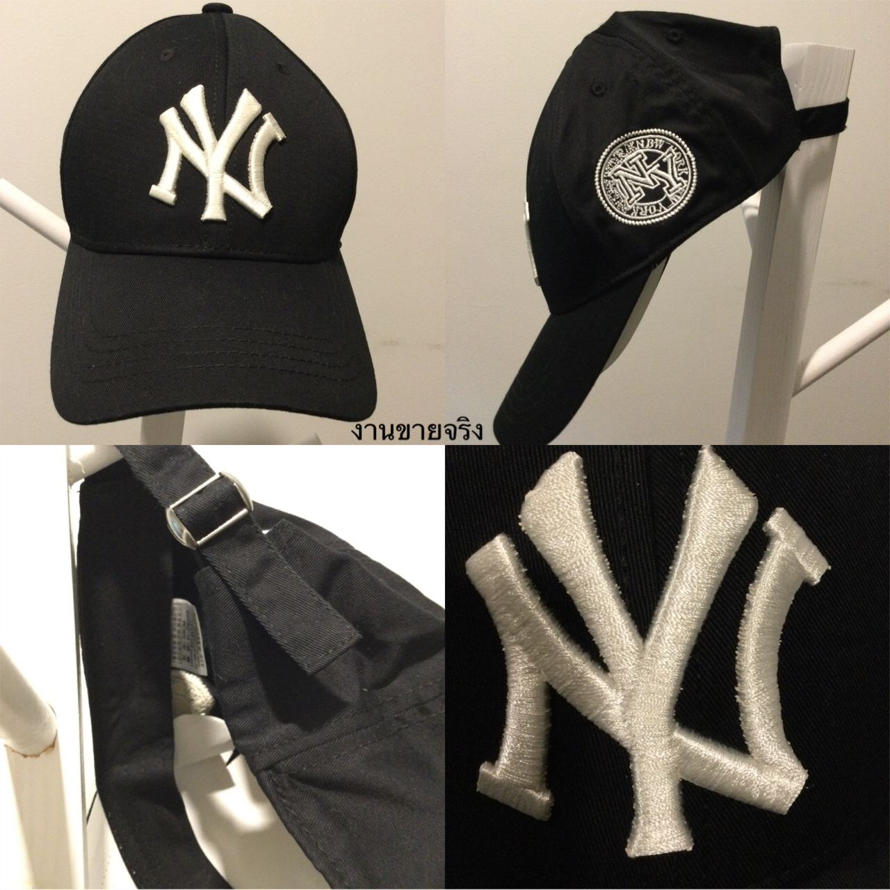 หมวกแก๊ป NY มี3สี ชมพู , กรม ,ดำ