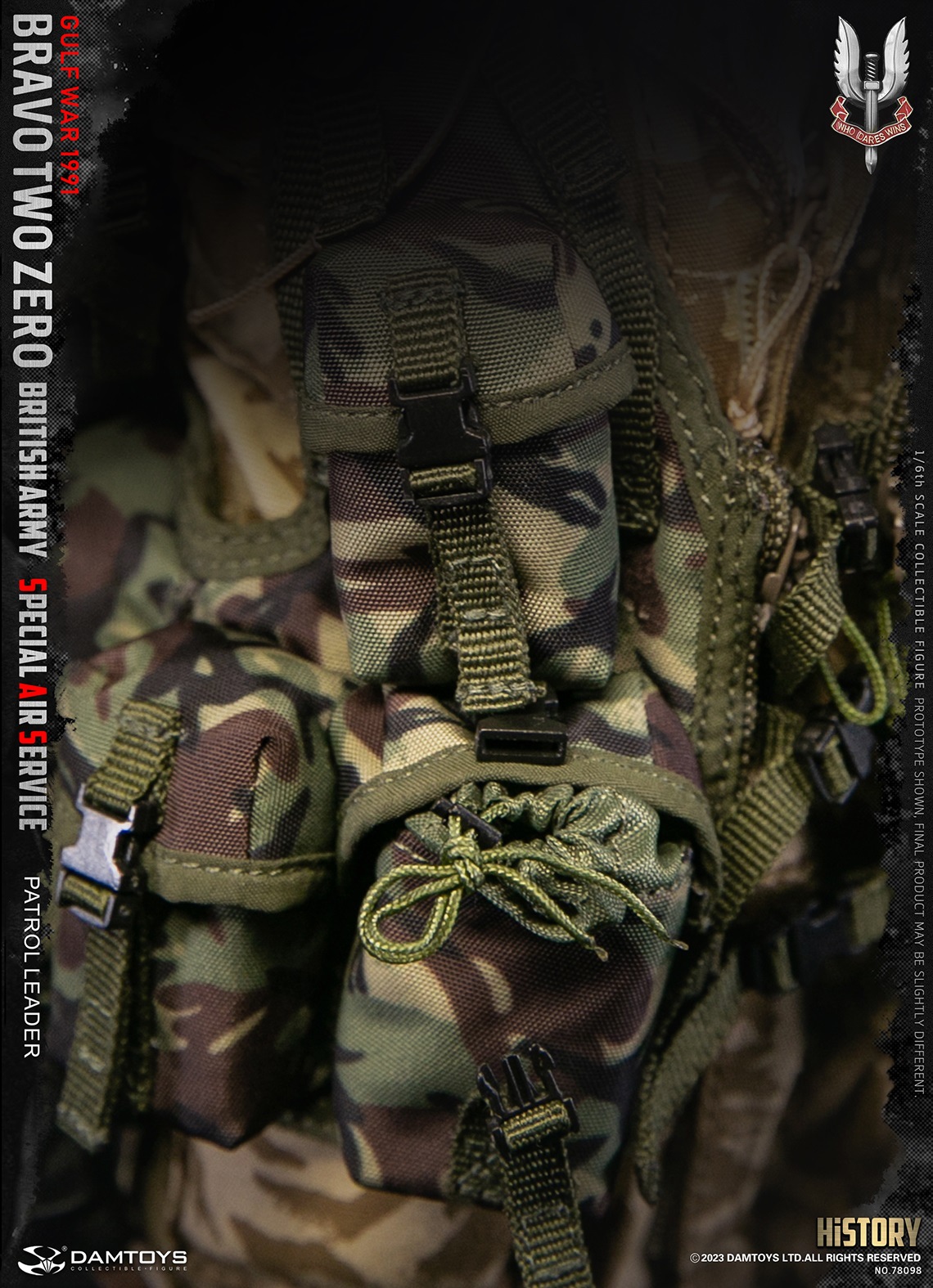 DAMTOYS 78098 1/6 "Bravo Two Zero" British Army Special Air Service (SAS) Patrol Leader