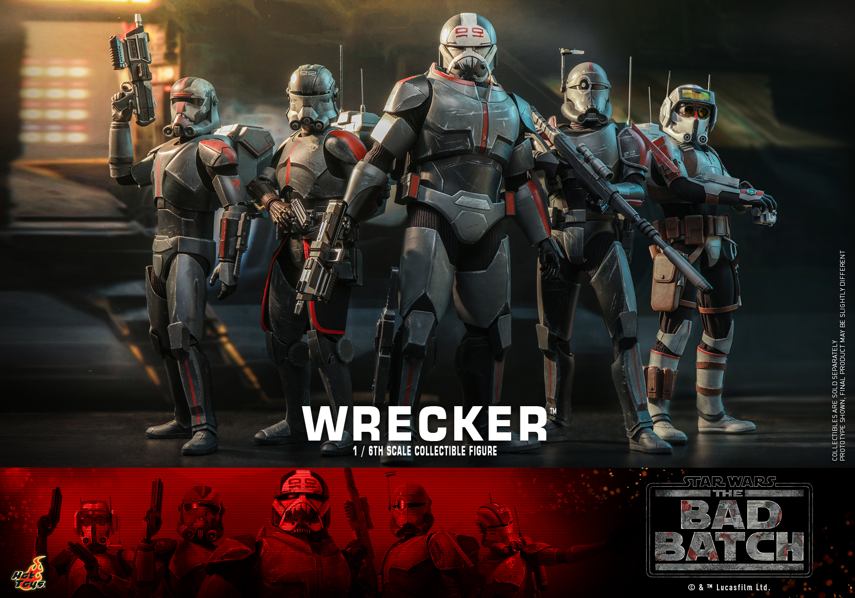 Hot Toys TMS099 1/6 Star Wars: The Bad Batch™ - Wrecker™