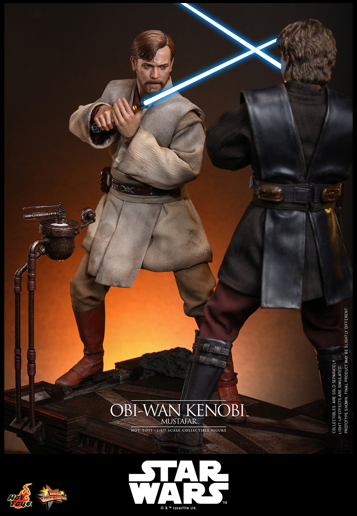 Hot Toys MMS843 Star Wars: Revenge of the Sith - Obi-Wan Kenobi (Mustafar)