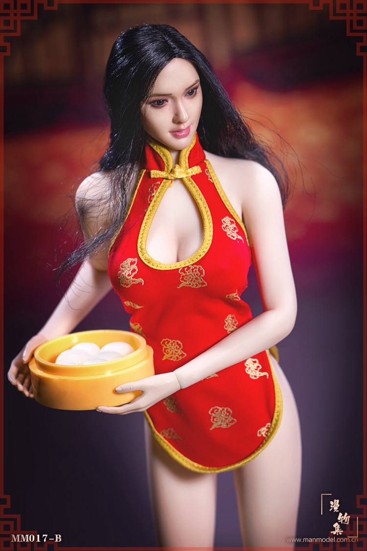 Manmodel MM017-A, B, C, E 1/6 Ultra short cheongsam suit