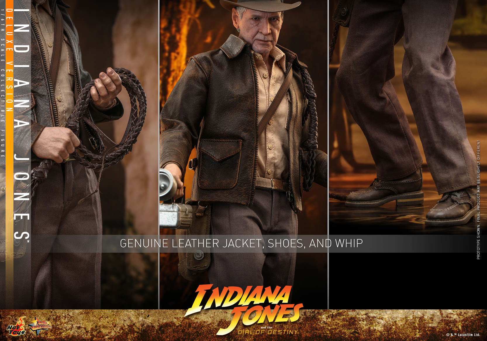 Hot Toys MMS717 1/6 Indiana Jones and the Dial of Destiny - Indiana Jones (Deluxe Version)