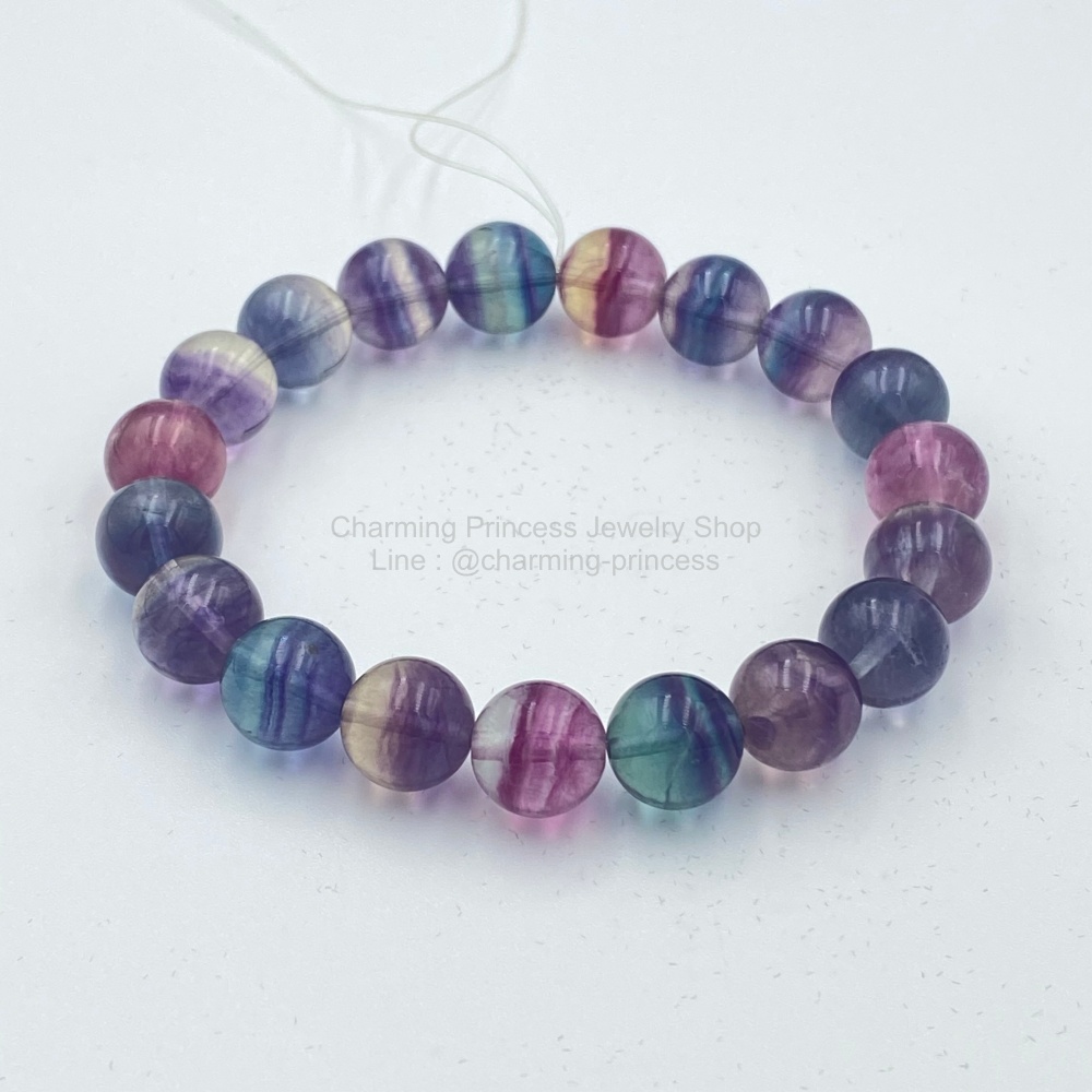 Fluorite ฟลูออไรด์ 10 มม ครบทุกสี ริ้วสวยงาม ส่งเสริมการทำงานให้มีประสิทธิภาพได้ดียิ่งขึ้น คุณภาพพรีเมี่ยม สีหวานมากค่ะ