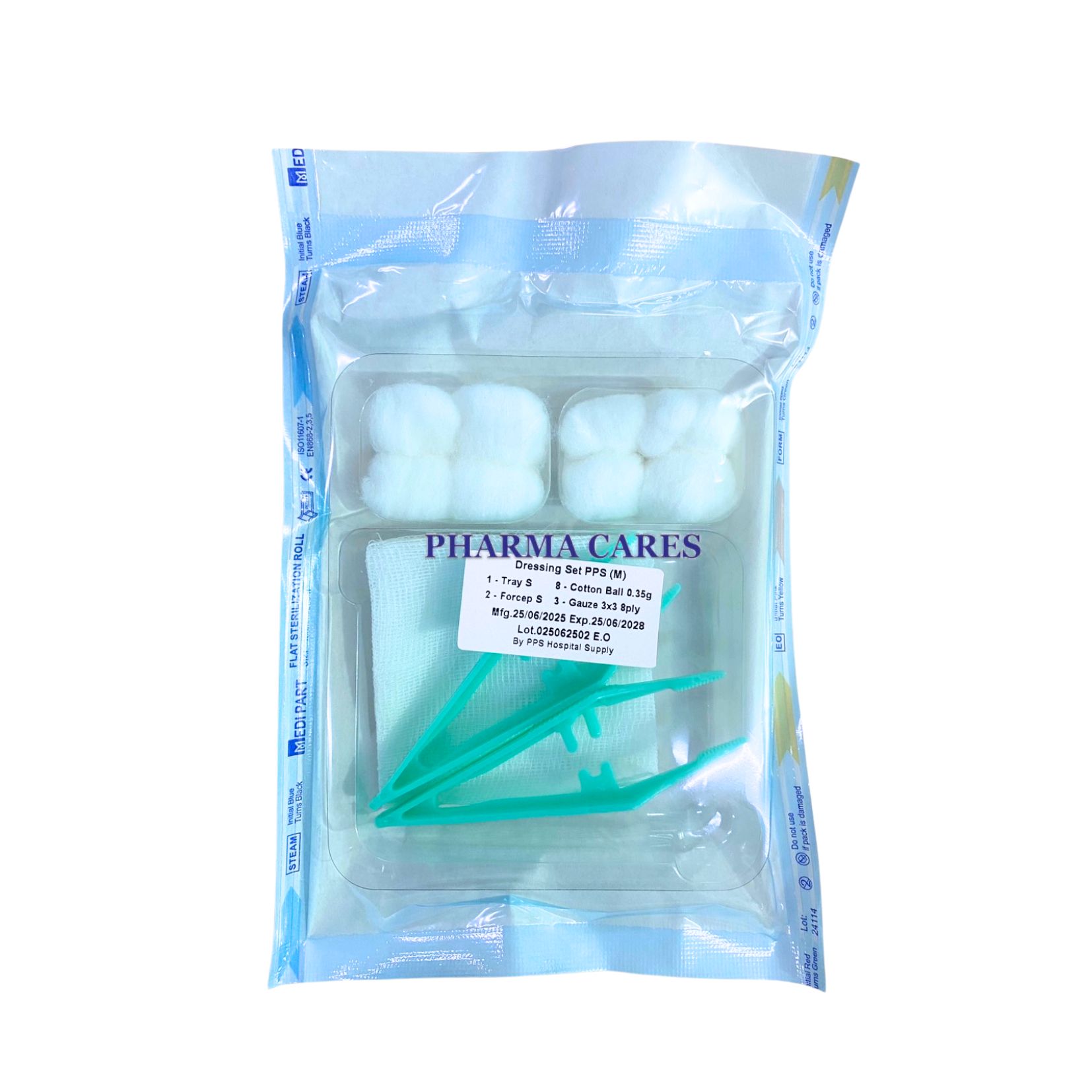 ยกแพ็ค DRESSING SET PPS (M) ชุดทำแผลสเตอร์ไรด์ (20 ชุด)