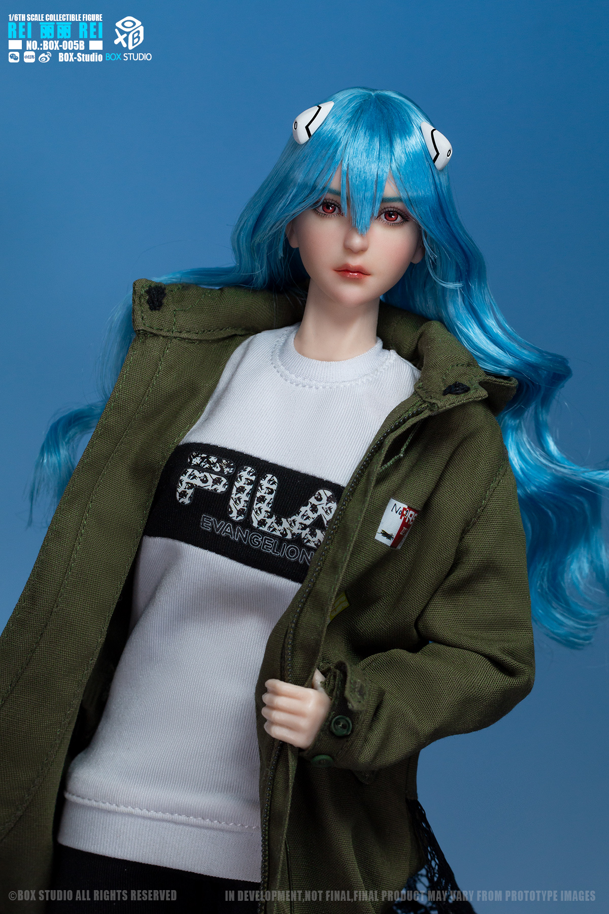 BOX STUDIO BOX-005B 1/6 REI (Long Curly Hair) - AcareToys จำหน่าย