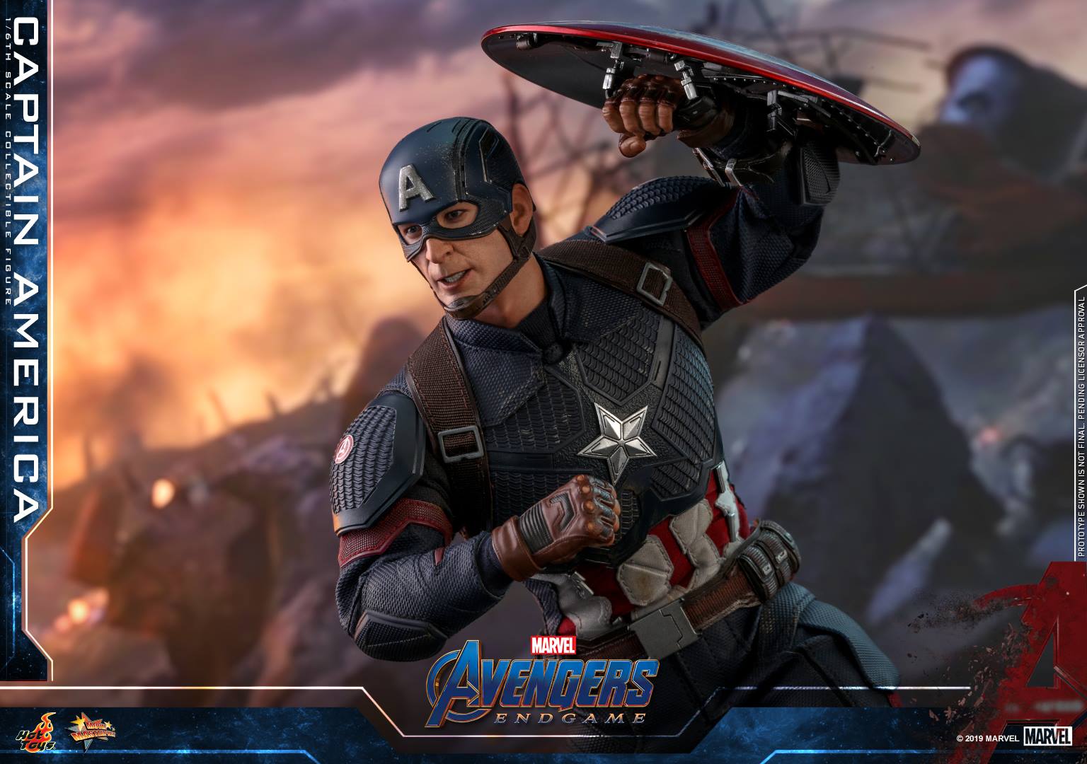 Hot Toys MMS536 Avengers: Endgame - Captain America