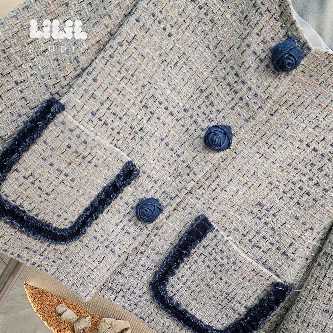 เสื้อทวีต เบลเซอร์ผ้าทวีตน่ารักๆสไตล์เกาหลี🇰🇷