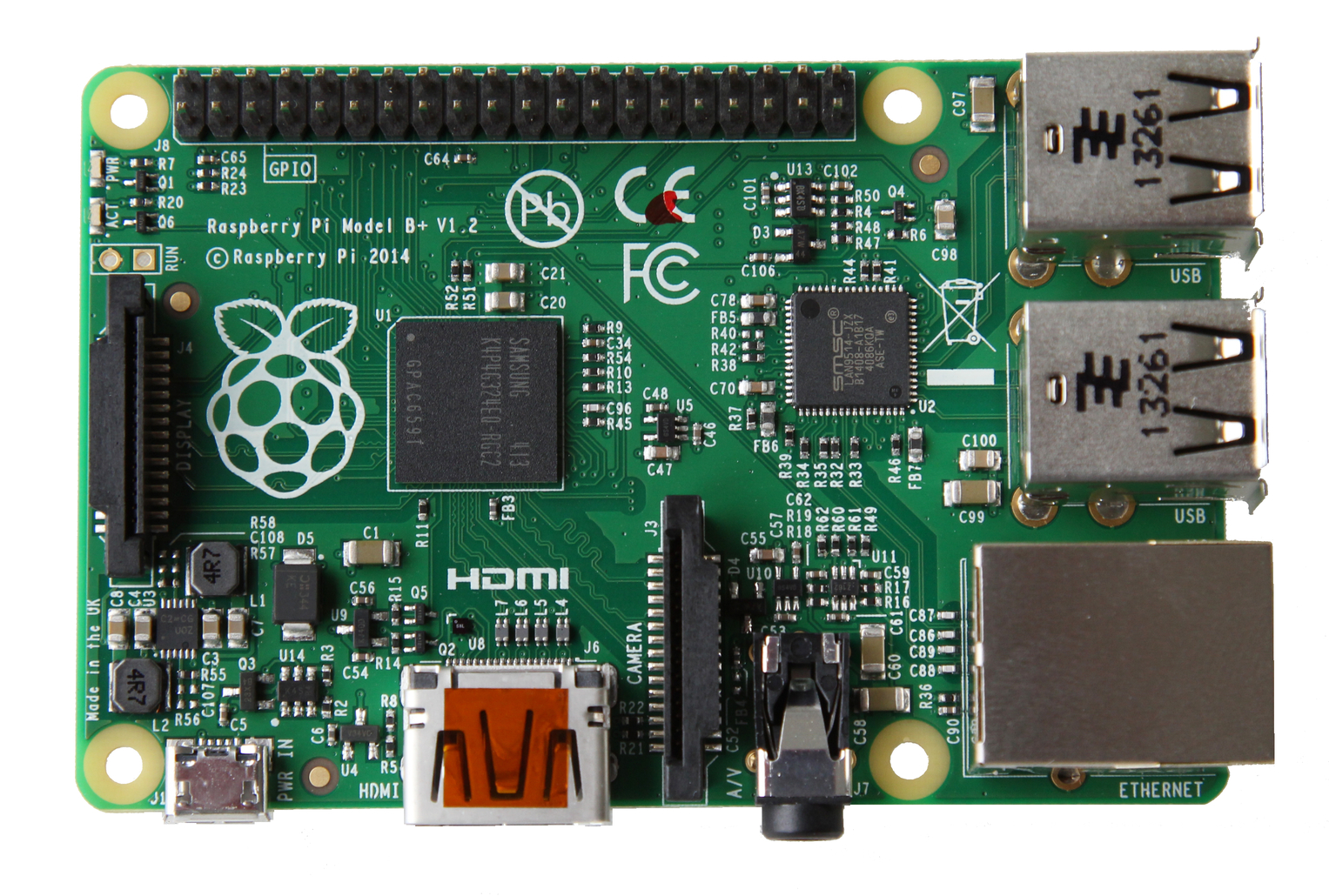 Raspberry Pi Model B+ (Made in UK)