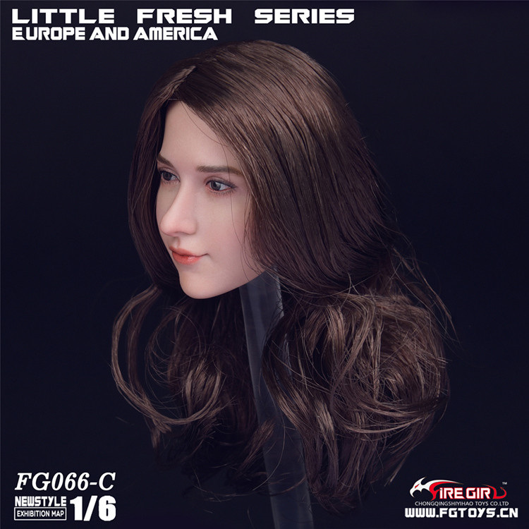 Fire Girl Toys FG066 1/6 European and American sweet women headsculpt