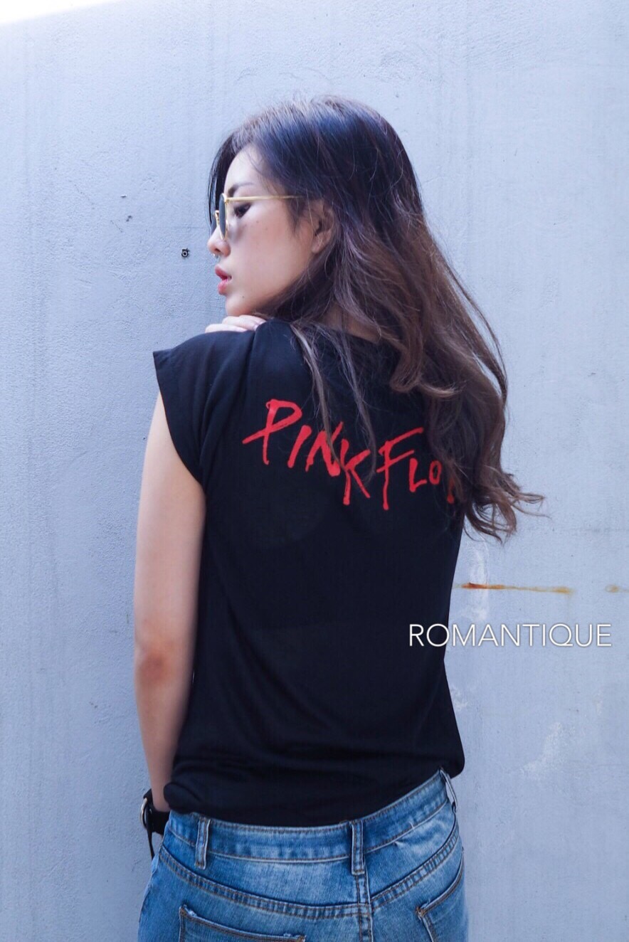 เสื้อยืดสไตล์วินเทจ สกรีนลายเท่ห์แนววินเทจ ผ้าบาง สกรีน หน้าหลัง