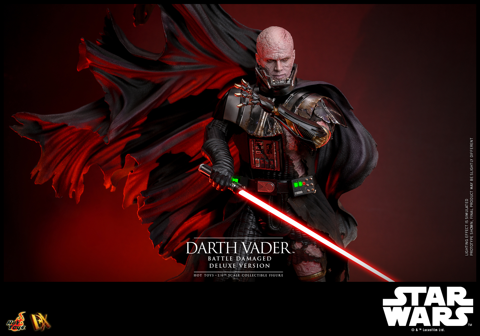 Hot Toys DX45B Star Wars - Darth Vader (Battle Damaged) (Deluxe Version) (Special Edition)