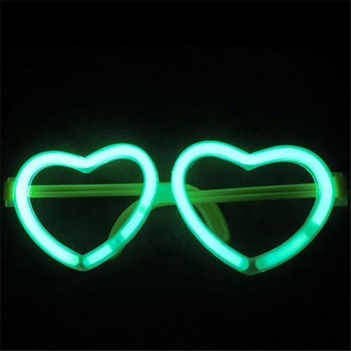 แว่นเรืองแสง หักแล้วเรืองแสง รูปหัวใจ