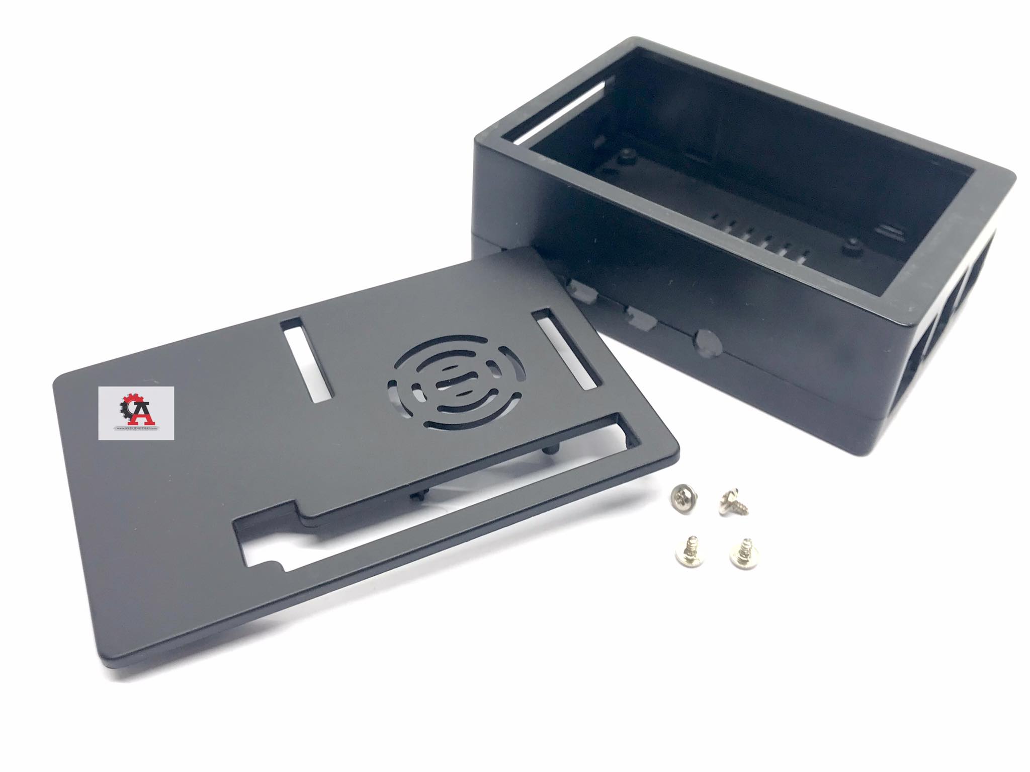 Raspberry pi 4 case (สีดำ)