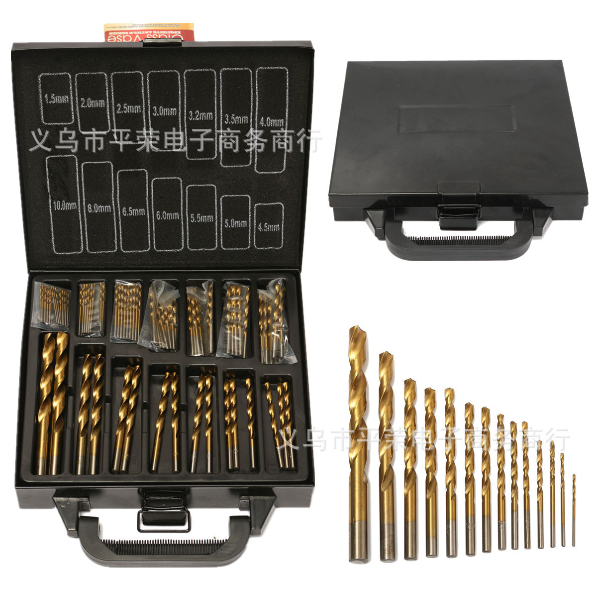 D13 ชุดดอกสว่าน 99 ชิ้น ไทเทเนียมCoated1.5mm-10มิลลิเมตร