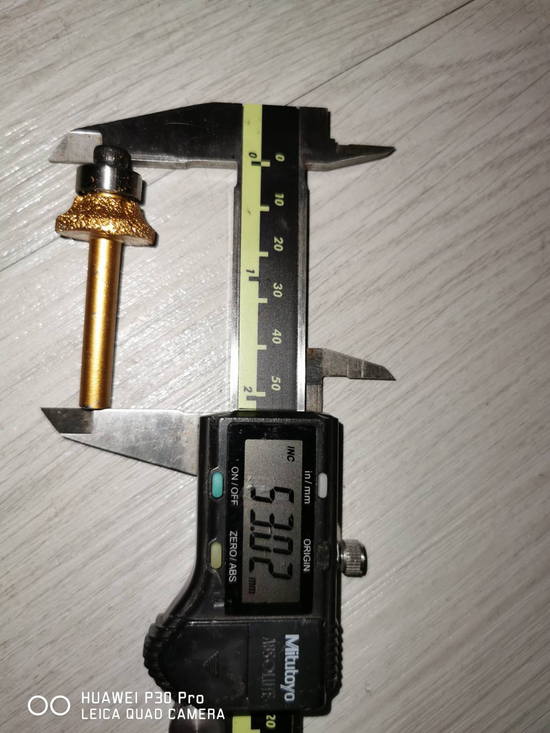 DR19 ดอกลบคมขอบกระเบื้อง กระจก แกรนิตโต้ แกน 2 หุน 1/4