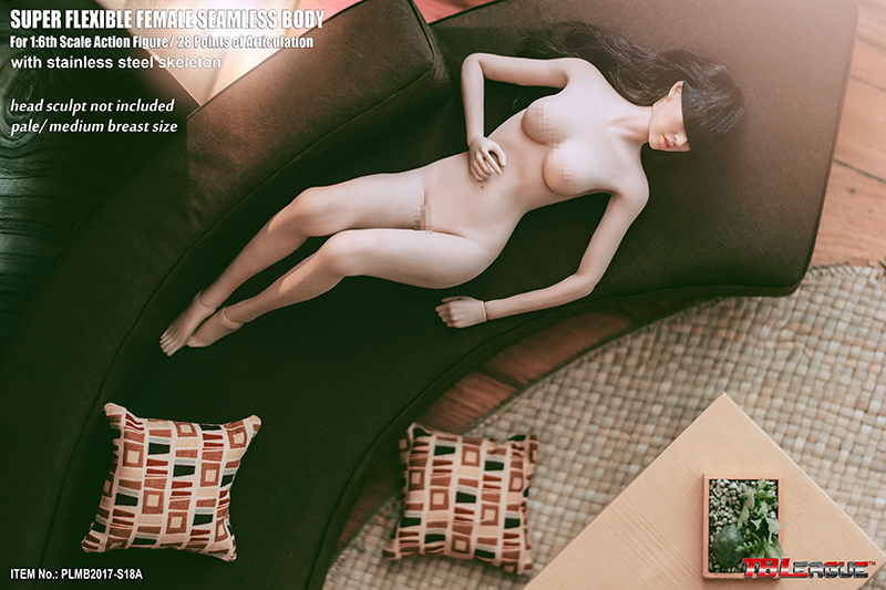 TBLeague PLMB2017-S18A (medium bust size, pale) & PLMB2017-S19B (medium bust size, suntan)