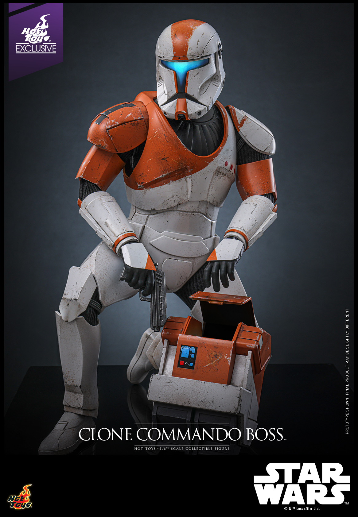 Hot Toys TMS151 Star Wars: The Clone Wars - Clone Commando Boss [Hot Toys Exclusive]