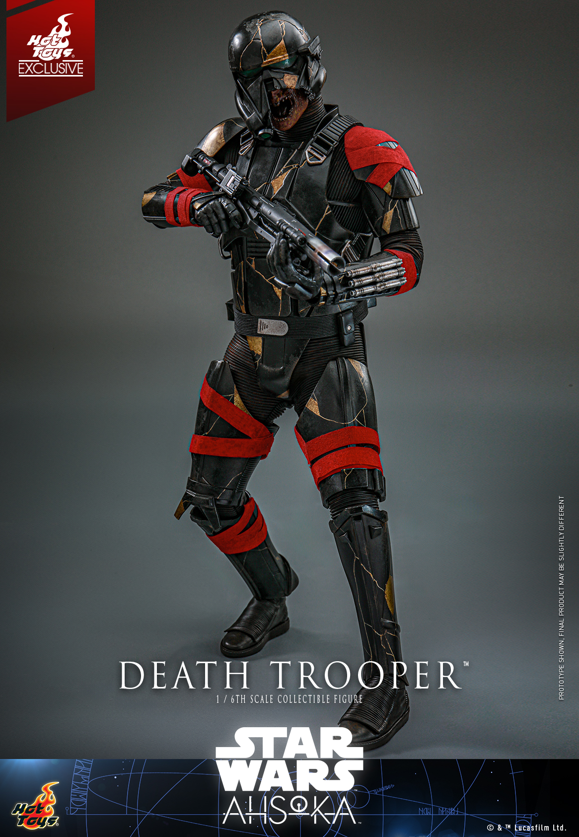 Hot Toys TMS134 Star Wars: Ahsoka - Death Trooper [Hot Toys Exclusive]