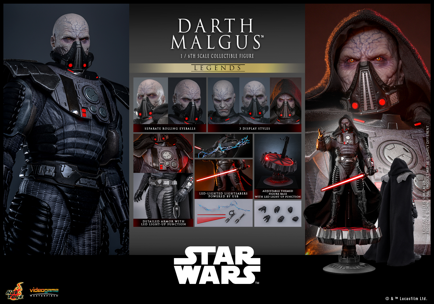 Hot Toys VGM70 Star Wars - Darth Malgus