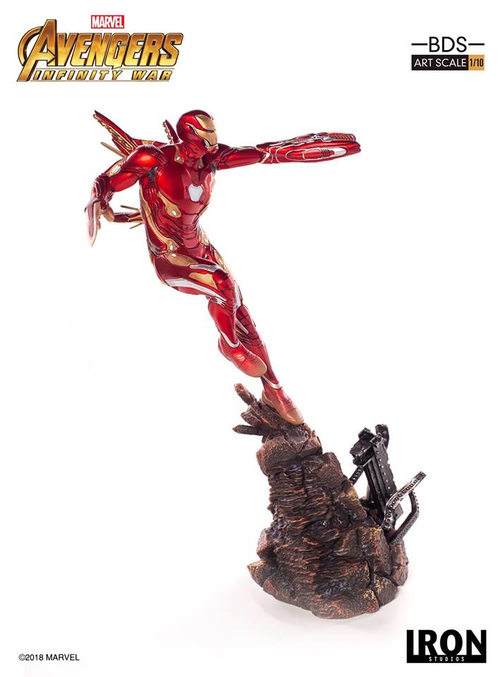 Iron Studios BDS Art Scale 1/10 Avengers: Infinity War - Iron Man MK.50