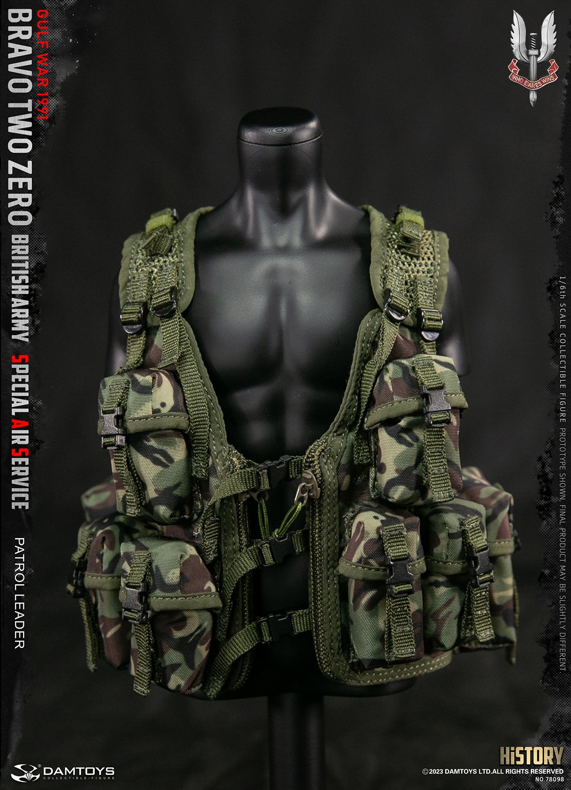 DAMTOYS 78098 1/6 "Bravo Two Zero" British Army Special Air Service (SAS) Patrol Leader