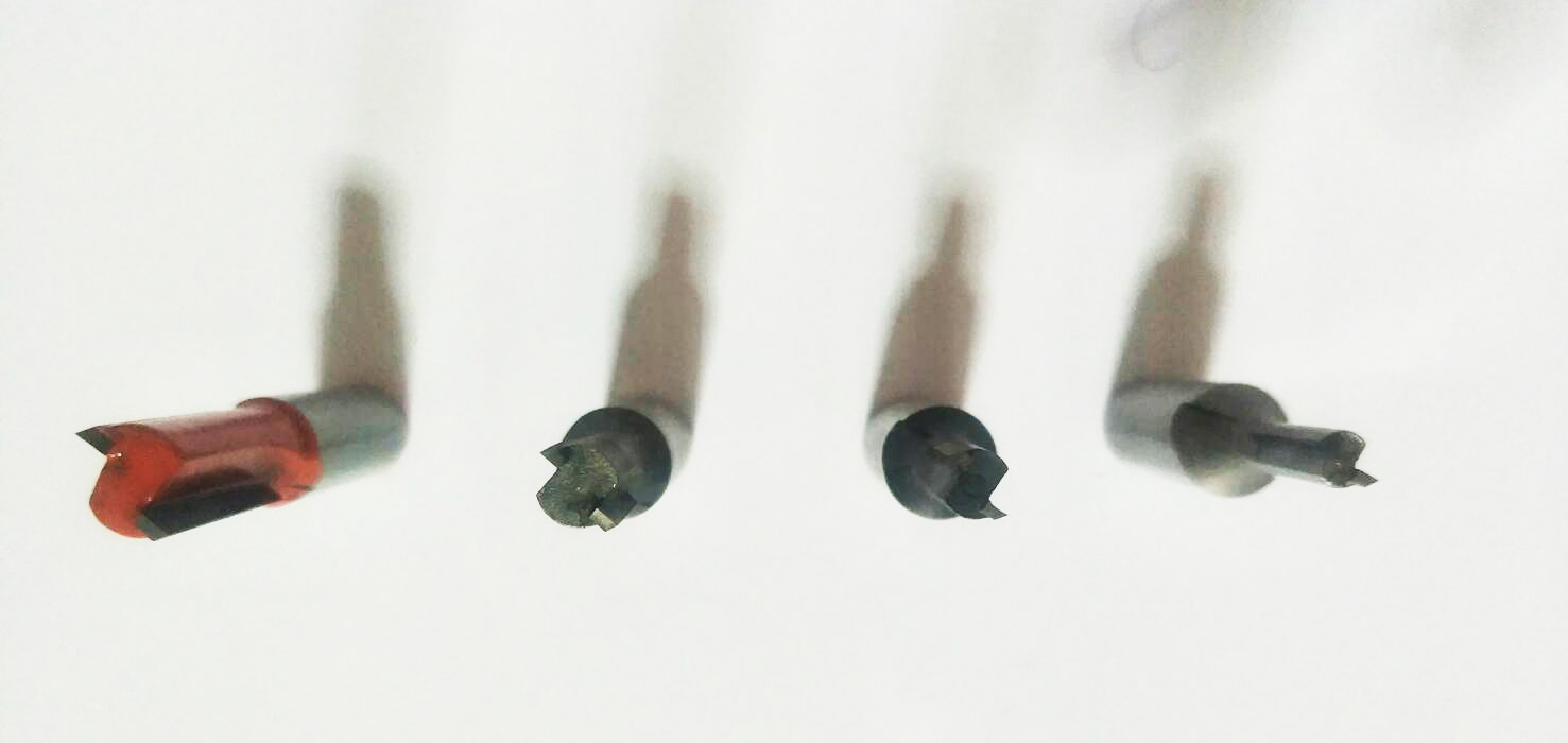 DR15 ชุดดอกเราเตอร์แกนใหญ่ 1/2 เซาะร่องตรง 1/4-1/2 ชุด 4 ดอก