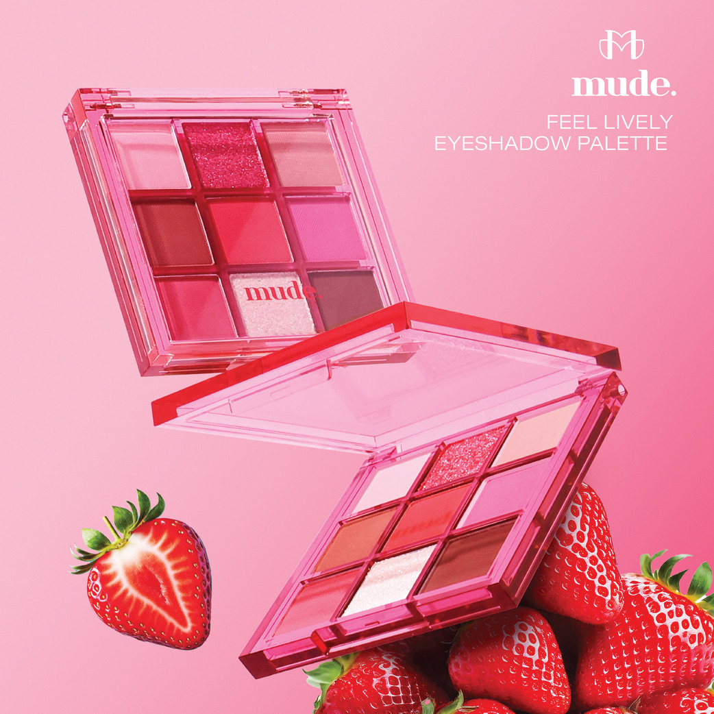 MUDE FEEL LIVELY EYESHADOW PALETTE 7.2 G. (อายแชโดว์)