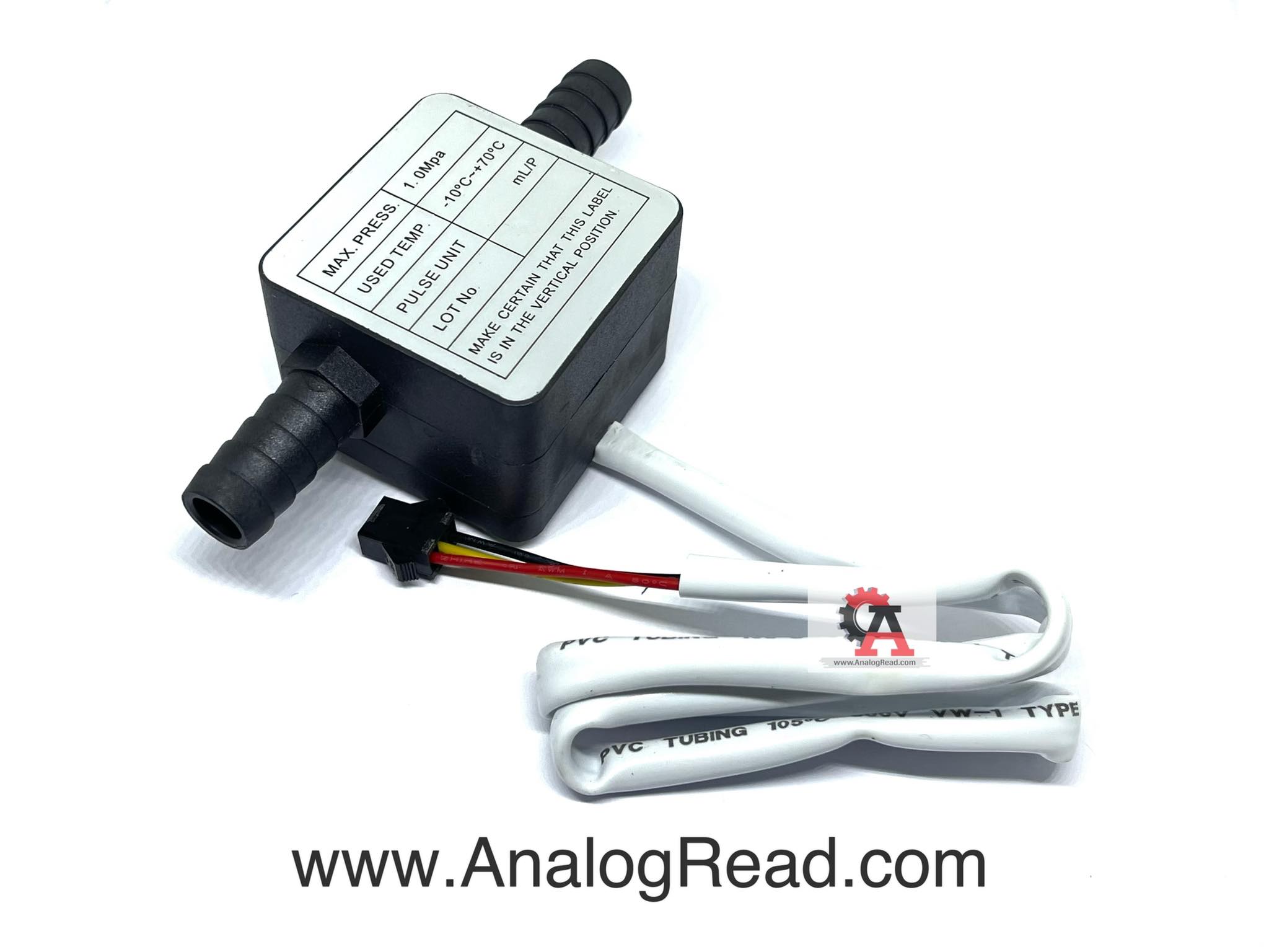 Flow Sensor (OF-201) เซนเซอร์วัดอัตราการไหลของน้ำ ขนาดเกลียว 1/2 นิ้ว