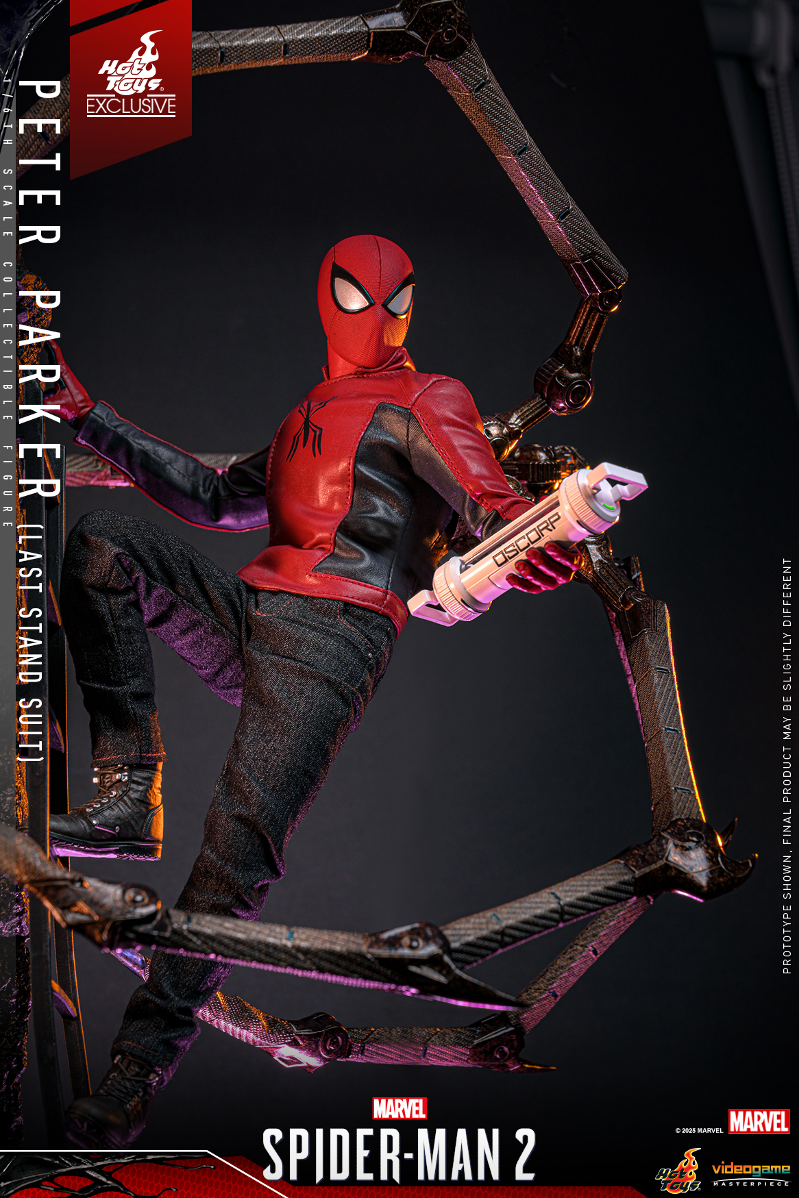 Hot Toys VGM71 Marvel's Spider-Man 2 - Peter Parker (Last Stand Suit) [Hot Toys Exclusive]