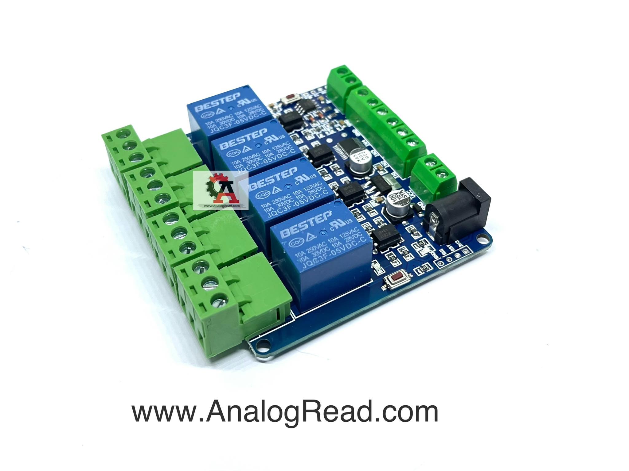 Modbus-Rtu 4 way relay module RS485/TTL(5V)