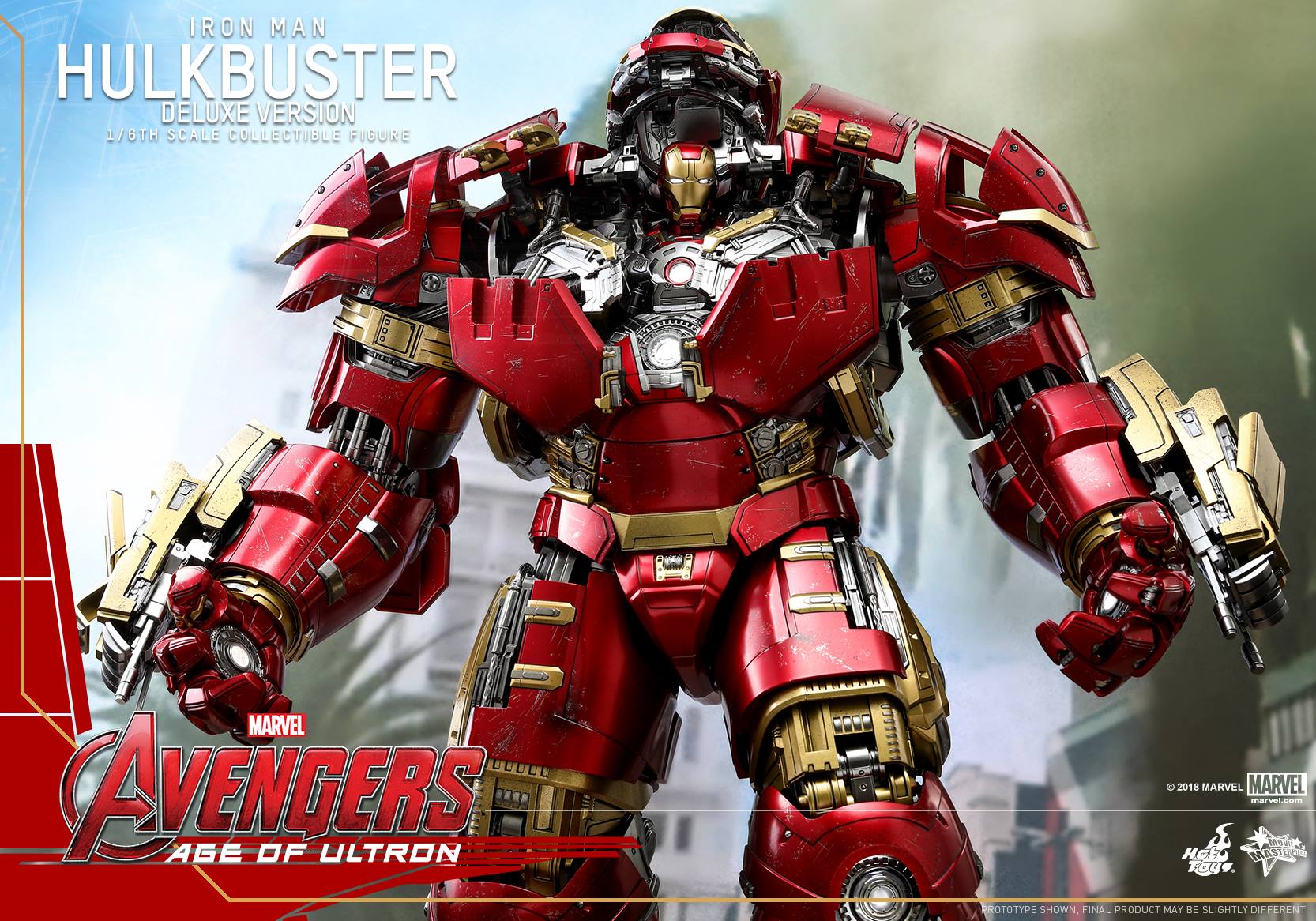 Hot Toys MMS510 AVENGERS AGE OF ULTRON - HULKBUSTER (DELUXE VERSION)