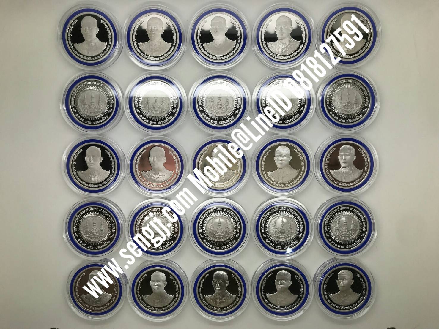 เหรียญกษาปณ์เงินขัดเงาที่ระลึก พระราชพิธีบรมราชาภิเษก ร.10 พ.ศ.2562