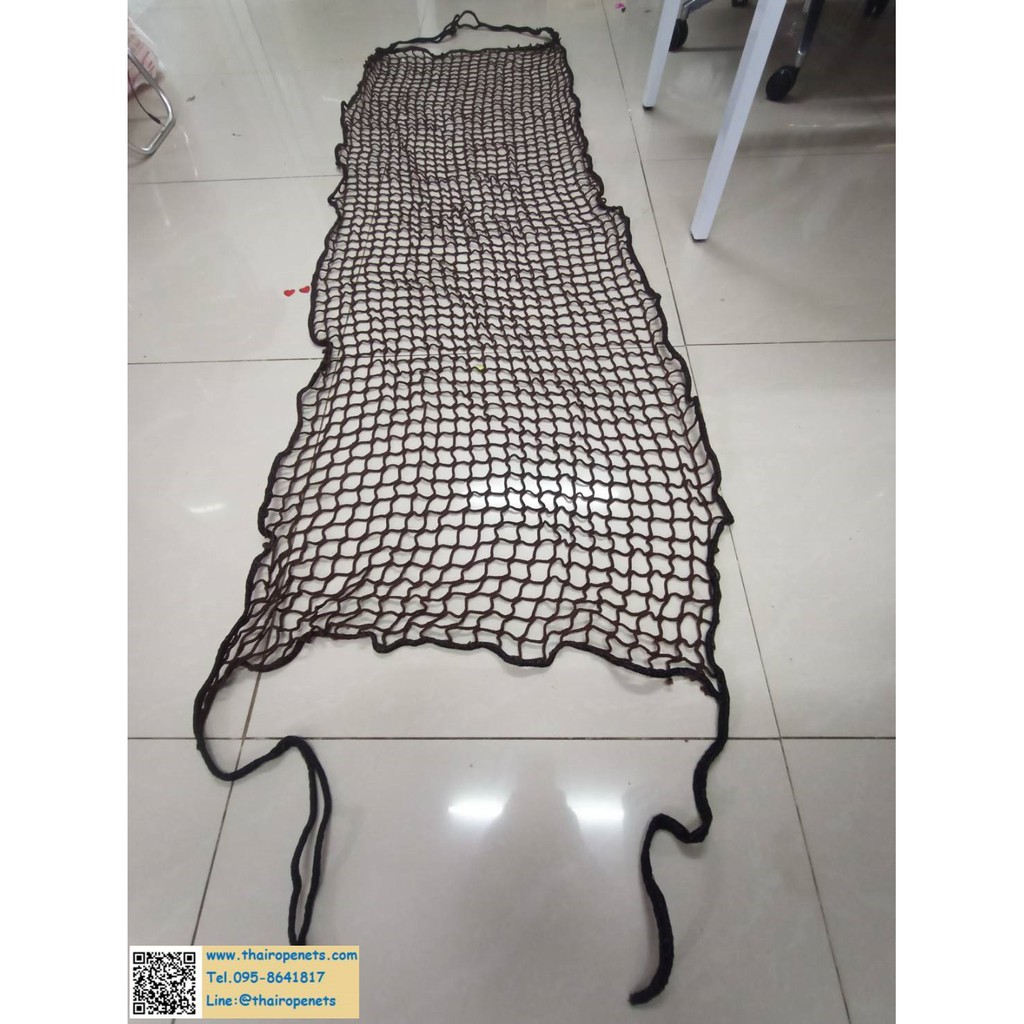 ตาข่ายกั้นราวบันได กันตก ระเบียง ขนาด 80 x 200 cm. สีน้ำตาลสินค้าพร้อมส่งค่ะ