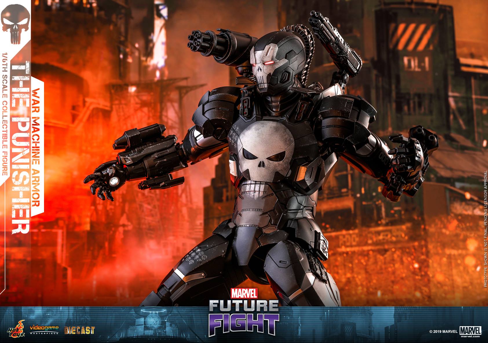 Hot Toys VGM33D28 MARVEL FUTURE FIGHT - THE PUNISHER (WAR MACHINE ARMOR)