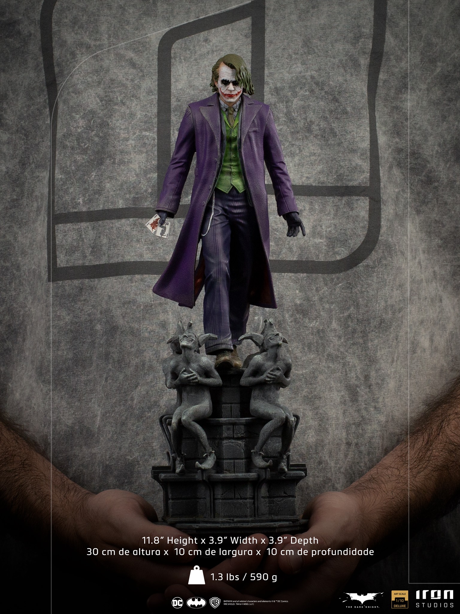 Iron Studios Deluxe Art Scale 1/10 The Dark Knight - The Joker