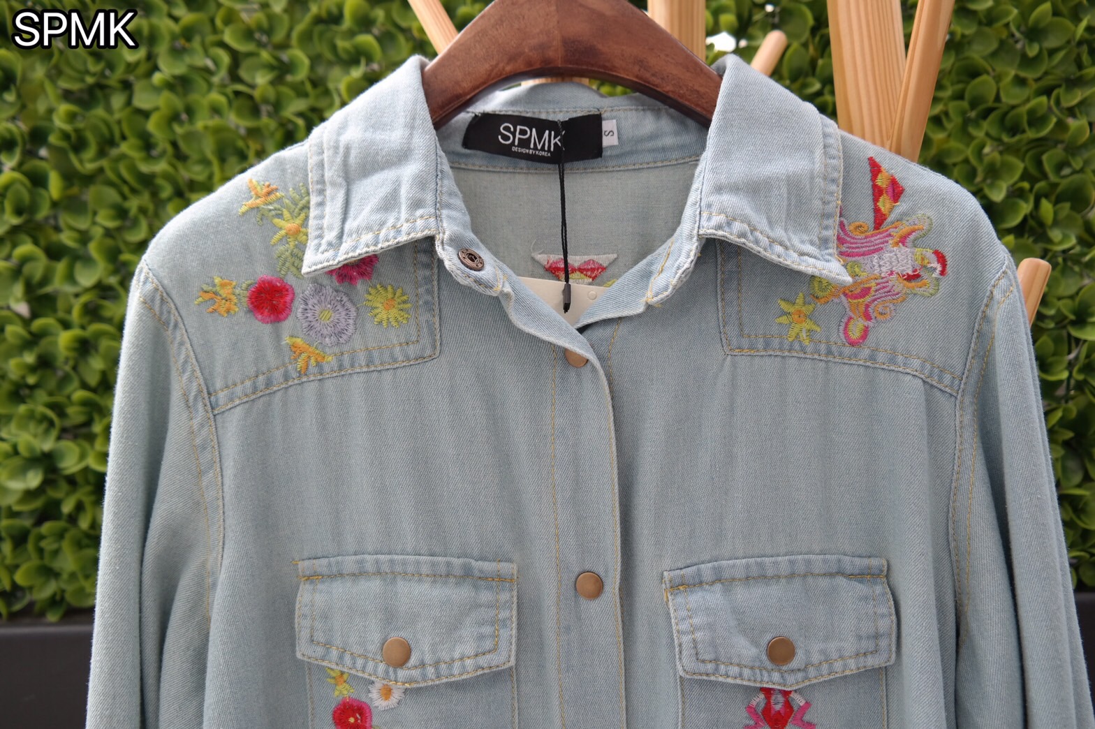 Shirt ยีนส์ boho vintage ผ้านิ่ม ใส่สบาย ปักแน่นๆสีสดใสมาแล้วคะ