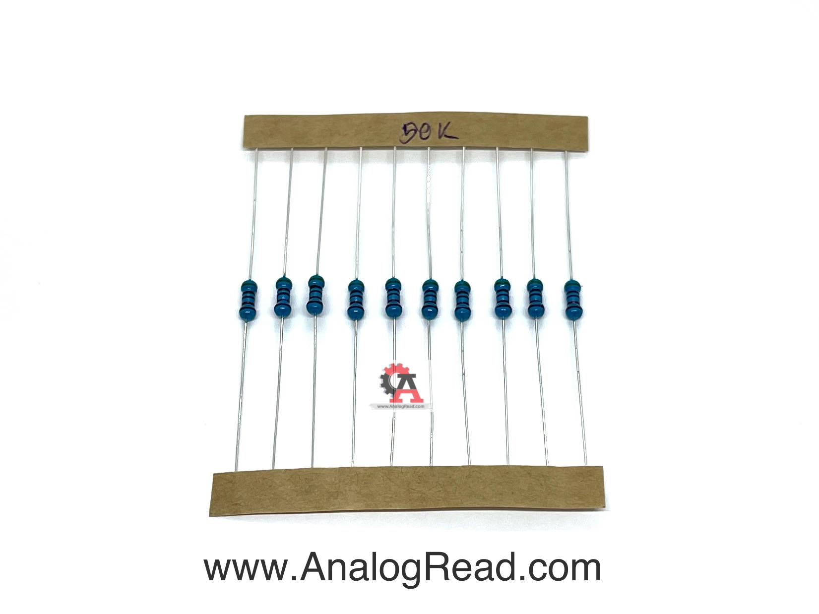 Resistor 50K 1/4W ตัวต้านทาน 50kโอห์ม 1/4วัตต์