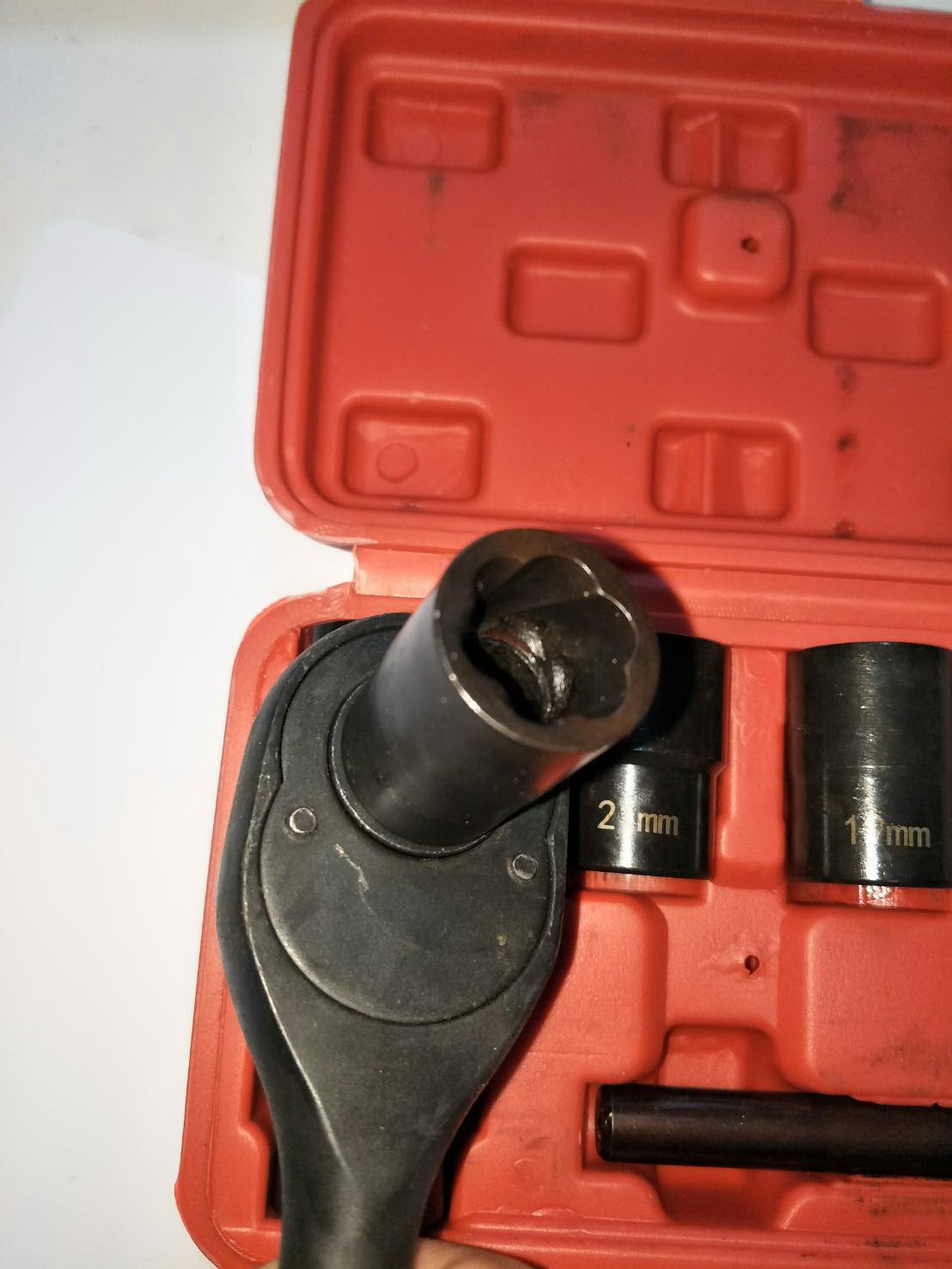 SX12 ชุดบล็อก 1/2 ถอดน้อตหัวเสีย หัวรุด น็อตล้อเสีย เบอร์ 17-32 ชุด 6 ชิ้น คุณภาพสูง