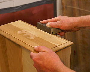 S02 ฟองน้ำกระดาษทราย 80 grite ชุด 4 ก้อน