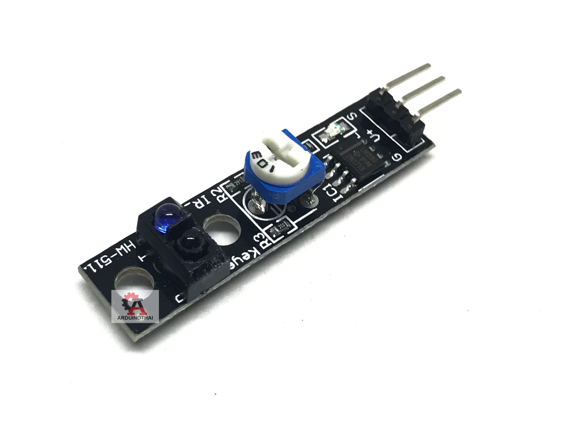 KY-033 Tracking sensor TCRT5000 เซนเซอร์ตรวจจับเส้นสีขาว-ดำ สต็อกไทยส่งไว