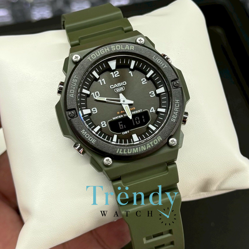 Casio Standard นาฬิกาข้อมือผู้ชาย สายเรซิน รุ่น AQ-S820W, AQ-S820W-1A, AQ-S820W-3B, AQ-S820W-5A