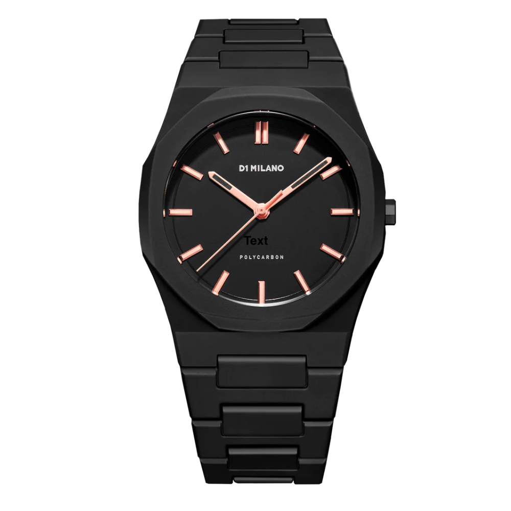 D1 Milano นาฬิกาข้อมือผู้ชาย รุ่น รุ่น ULTRA THIN POLYCARBON D1-PCBJ12 PBCJ30 PBCJ31 D1-PHBJ02 D1-PHBJ03 D1-PHBJ04 (หน้าปัด 40 mm)