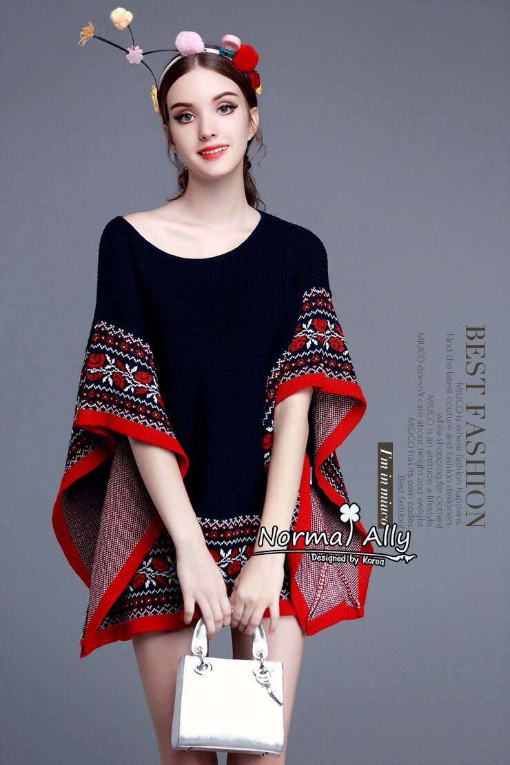 งานผ้านิตติ้ง เกรด Premium Quality ค่ะ ผ้าทอสวย งานนำเข้าค่ะ เป็นทรงเสื้อใส่คลุมกันหนาวแบบเก๋ๆ