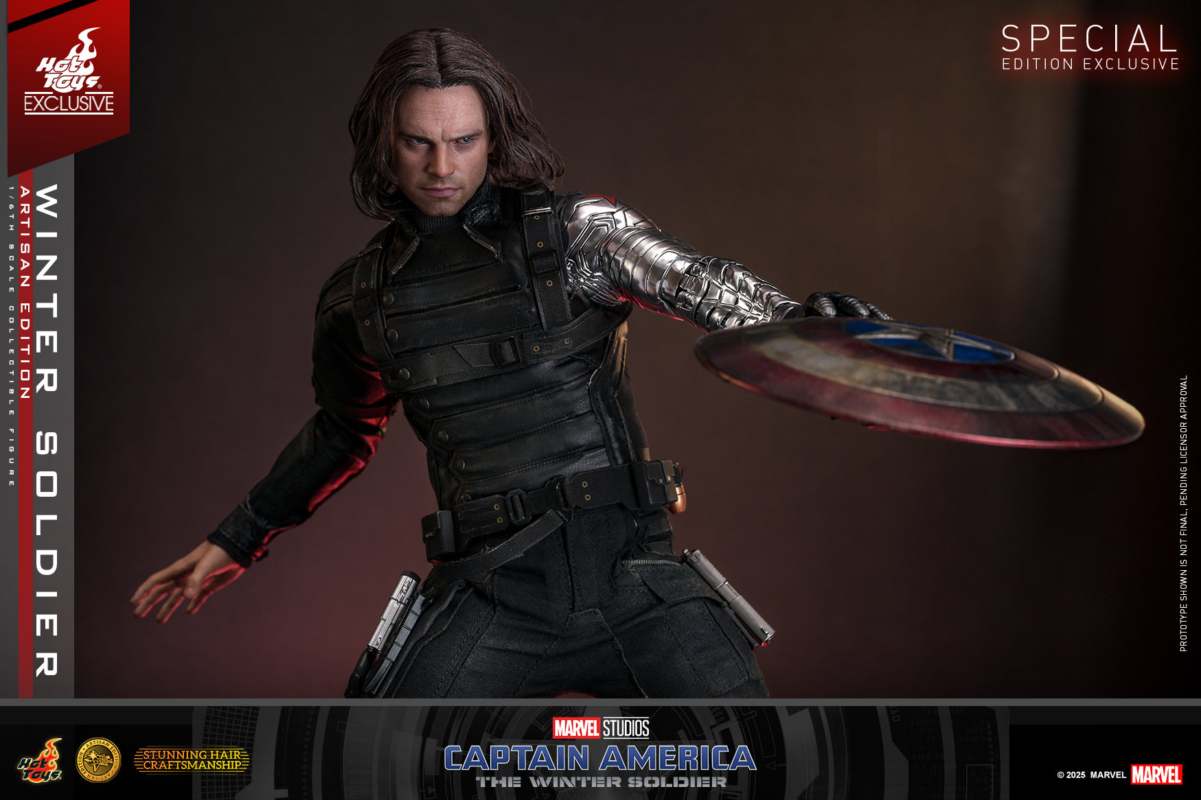 Hot Toys MMS790AEB Captain America: The Winter Soldier - Winter Soldier (Artisan Edition) (Special Edition) [Hot Toys Exclusive]