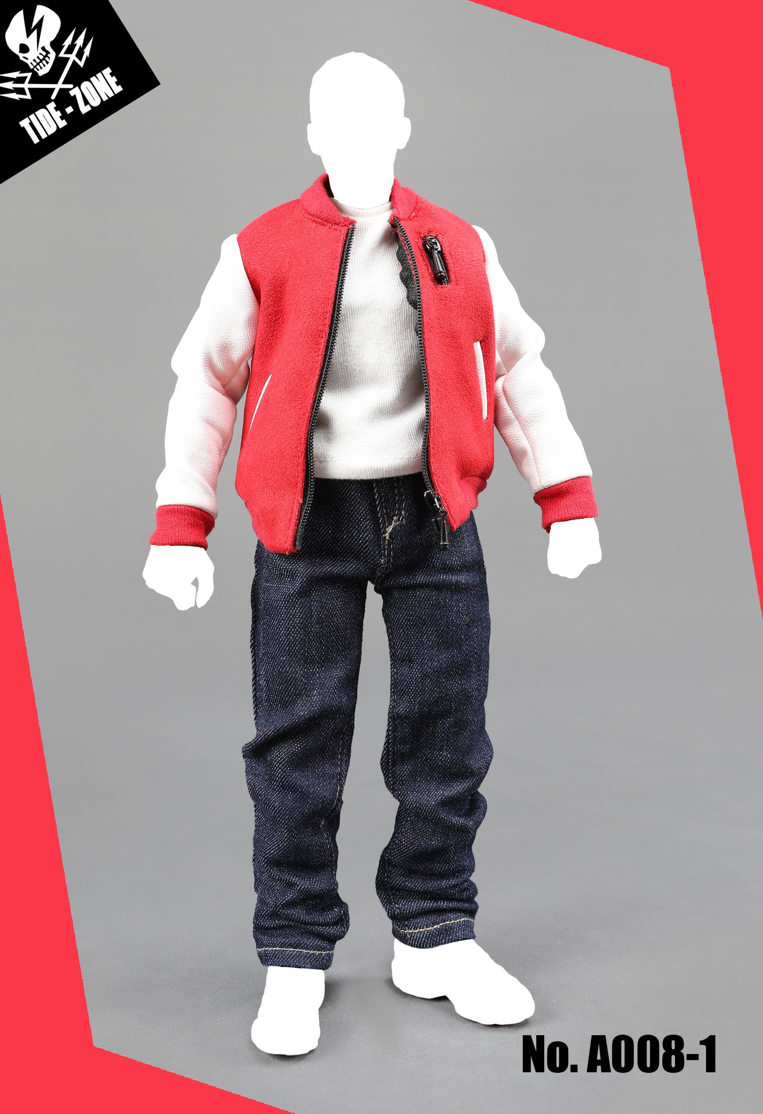 TIDE-ZONE A008 Baseball blouses suit