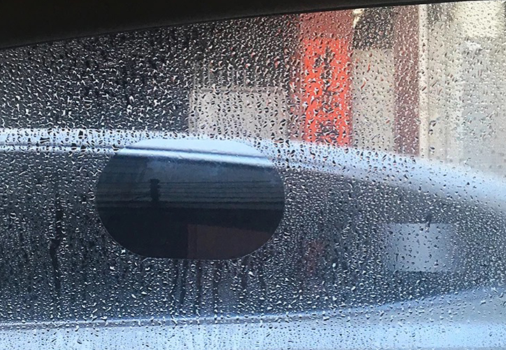 F01S ฟิล์มติดกระจกมองข้างกันน้ำ กันหมอก นาโนฟิล์ม ทรงกลม ขนาด 10cm X 15 cm ชุด 2 ชิ้น **แผ่นใหญ่