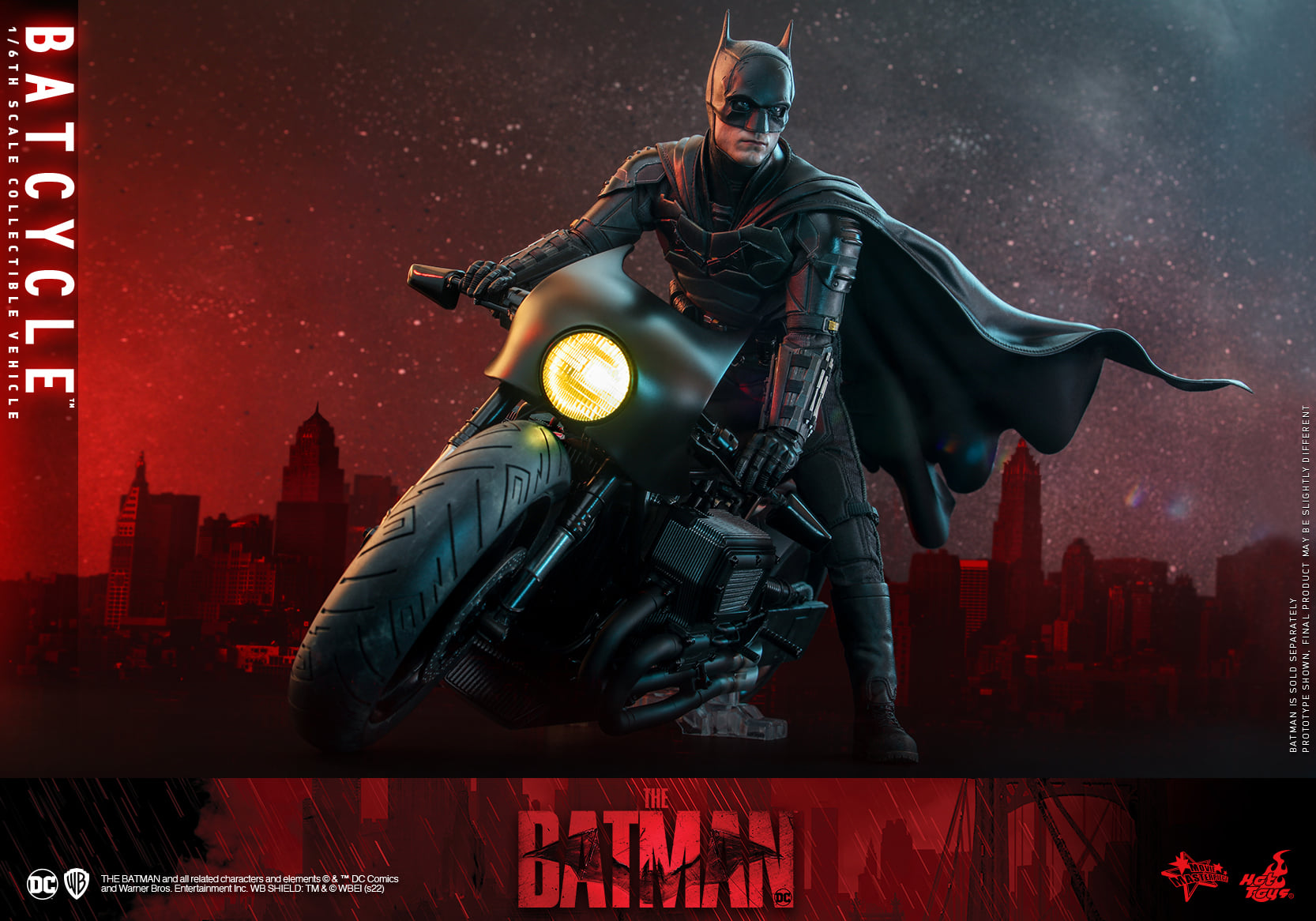 Hot Toys MMS642 1/6 The Batman - Batcycle