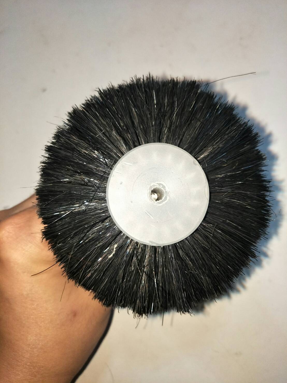 B05 แปรงขัดแว็ก ขนนิ่ม แกน 6 มิล 3.5 นิ้ว สำหรับลงแว๊ก