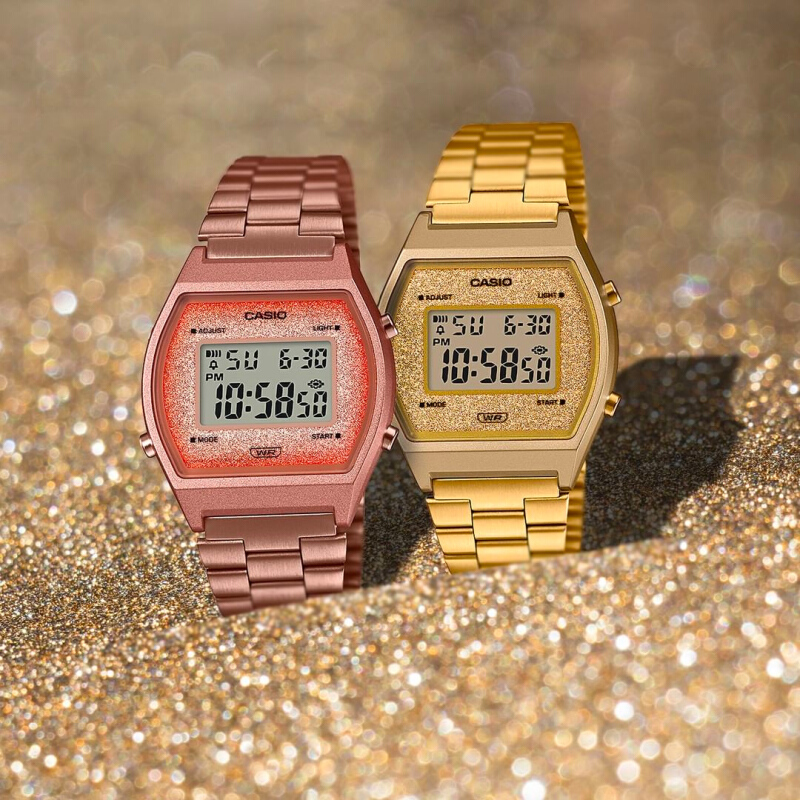 นาฬิกา นาฬิกาข้อมือ ผู้หญิง Casio | B640WGG |B640 | B640WGG-9 | วินเทจ | วัยหนุ่มสาว | นาฬิกา | CASIO
